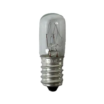 Produktbild von Merkur Glühbirne Röhre T17x45mm 6-10W E14 220-260V klar warmweiß dimmbar Kappenbirne