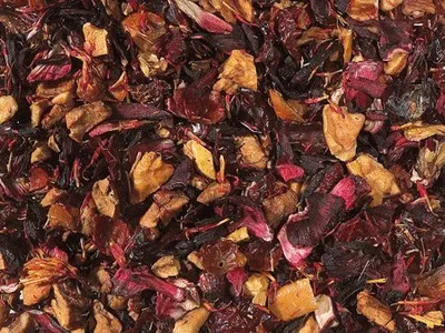 Produktbild von 1 kg  Früchteteemischung k.b.A. Orange Orangen-Note aromatisiert DE-ÖKO-006 VO2018/848