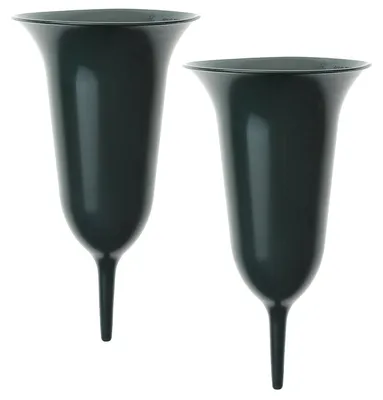 Immagine prodotto di Vasi per tombe resistenti alle intemperie per inserimento cimitero set 30 cm