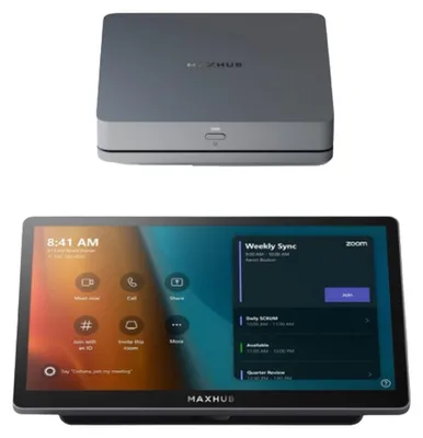 Produktbild von MAXHUB XCore Kit Pro, Gruppen-Videokonferenzsystem, Full HD, Schwarz, Grau