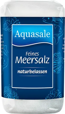 Produktbild von Aquasale Meersalz fein (500g Packung)