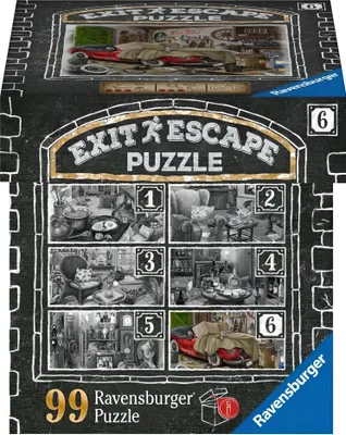 Produktbild von Ravensburger Puzzle Exit 99T. Im Gutshaus Garage