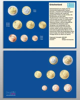Produktbild von Prophila Collection Münz-Tablett Griechenland