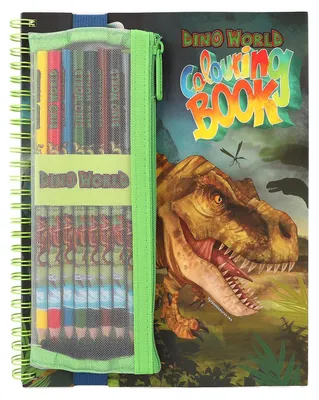 Zdjęcie produktu dla DEPESCHE DINO World kolorowanka z kredkami