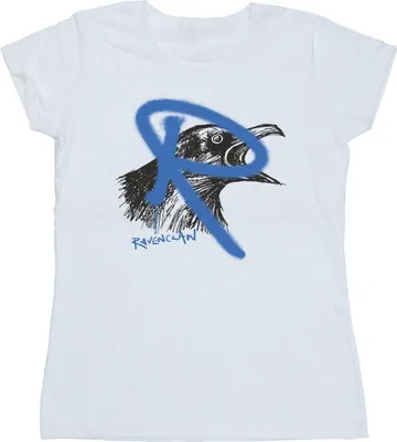 Produktbild von Harry Potter - "Ravenclaw" T-Shirt für Damen BI24310 (XL) (Weiß)
