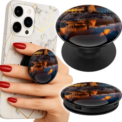 Image de Support telephone Popsocket pour doigt / support - KOPARKA MASZYNY BUDOWLANE