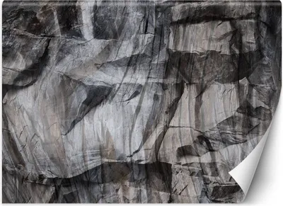 Produktbild von Vlies fototapete Braune 3D-Felsen 368x254 cm Feeby Grau inkl. Kleber einfache Montage