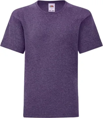 Produktbild von Fruit Of The Loom Jungen Iconic T-Shirt PC3388 (116) (Violett meliert)