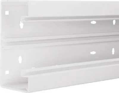 Produktbild von Hager Brüstungsk.-Unterteil BR6517019016 frontrast. PVC OT80mm verkehrsweiß