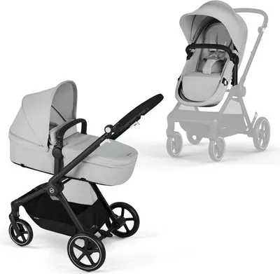 Produktbild von Cybex Eos Basic 2in1 Säuglingswagen Lava Grau mit Gondel