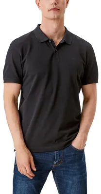 Zdjęcie produktu dla s.Oliver 03.899.35.5268.99A1.XL, koszulka polo, Męski, Czarny, Brak wzorca, XL, Casual