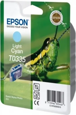 Produktbild von Epson T0335 Light Cyan Ink Cartridge - Retail Pack (untagged)