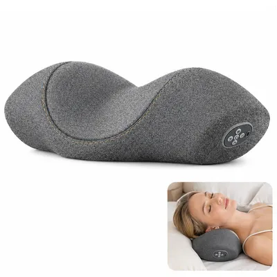 Produktbild von Nackenmassagekissen Wärme Vibration – Wiederaufladbar, Memory-Schaum | Haltungskorrektur für Nacken & Schultern