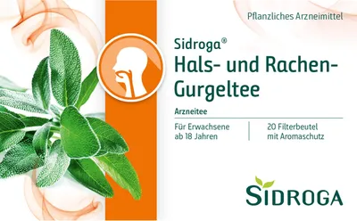 Produktbild von Sidroga Hals-und Rachen-Gurgeltee, 20 St. Filterbeutel