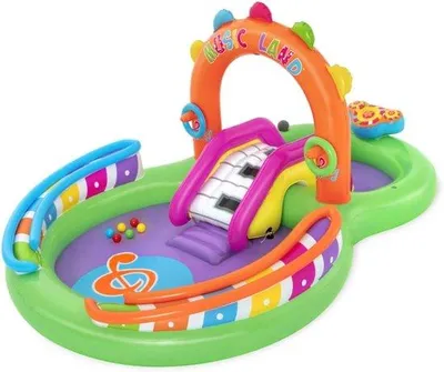 Produktbild von Famanu Kinderpool 295 x 190 x 137 cm - Mit Musik