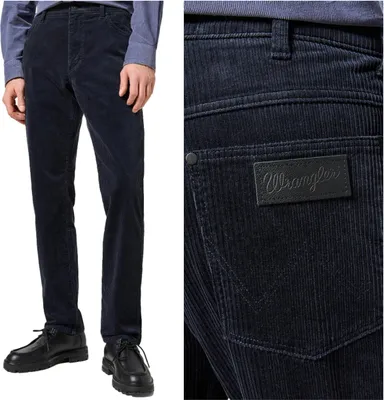 Obrázok produktu pre WRANGLER, pánske džínsy, rovný strih, model RIVER, veľkosť W30 L32, čierna farba, materiál: denim, typ: voľné džínsy