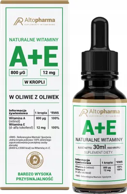 Produktbild von Altopharma Vitamin A + E Forte Hauttropfen 30 ml