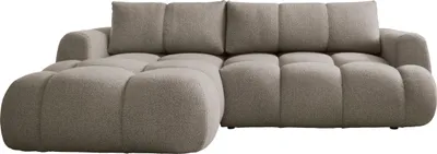 Produktbild von MIRJAN24 Ecksofa Mitto, Eckcouch mit Schlaffunktion und Bettkasten, L-Form, Ausziehautomatik DL (Farbe: Now Or Never 16, Seite: Links)