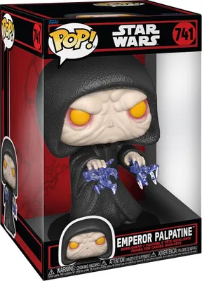 Image de Figurine Funko POP Jumbo 10" Star Wars 741 Emperor Palpatine