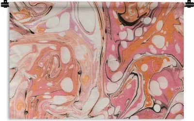 Produktbild von MuchoWow® Wandteppich Wandbehang Marmor - Rosa - Lila 60x40 cm Tapisserie Dekoration Wandtuch - Wanddekorationen