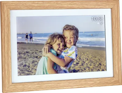 Produktbild von TFA Dostmann FRAMEO App Digital Wi-Fi photo frame 25.7 cm 10.1 inch 1280 x 800 Pixel 32 GB Brown, White