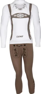 Produktbild von Lenz Unterwäsche Set Hansi Funktionsbekleidung, white/brown, Größe:S/M