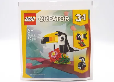 Obrázek produktu pro LEGO Creator Tropický tukan, Sada na stavění, 6 rok/roky, Plast, 59 kusů, 45 g