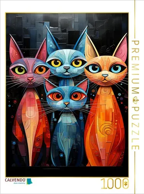 Produktbild von CALVENDO Puzzle Ein Motiv aus dem Kalender Abstrakt Bunt | 1000 Teile Lege-Größe 64x48cm Foto-Puzzle für glückliche Stunden