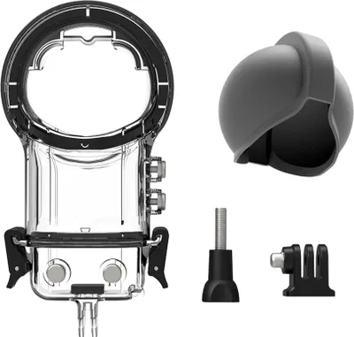 Produktbild von Panorama-Sportkamera-Tauchtasche, wasserdichtes Gehaeuse, Tauchschutzhuelle, Unterwasser, 50 m, mit Silikon-Objektivabdeckung, Ersatz fuer Insta360 X3 Action-Kamera-Zubehoer