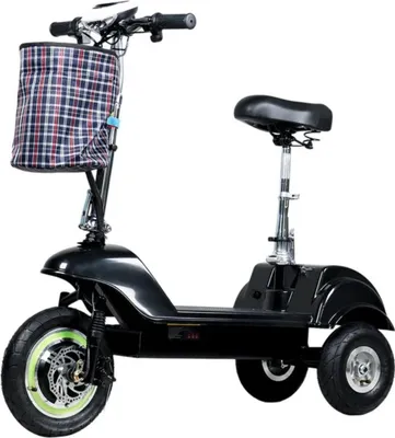 Produktbild von Honey Whale ST03 E-Scooter - Motor 350W 54.6V13Ah Akku mit Licht & Bremse - Schwarz