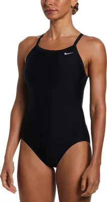 Produktbild von Nike Swim Solid Racerback Badeanzug Schwarz 30 Frau Schwarz 30