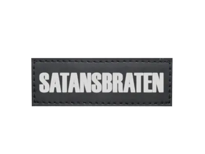 Produktbild von Nobby Klettsticker SATANSBRATEN - Set 2 St; 3 x 9 cm; 80594