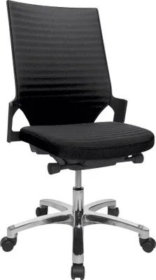 Produktbild von Topstar Bürostuhl Autosynchron®-2 Alu, AU2090 BI0 Stoff schwarz, Gestell alu