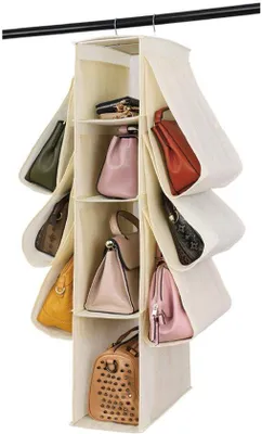 Produktbild von Hängender Handtaschenorganizer, 10 Fach, Haushaltsartikel, aus Vliesstoff