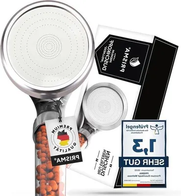 Imagen del producto de Cabezal de ducha de ahorro de agua con función de masaje y mayor presión de agua