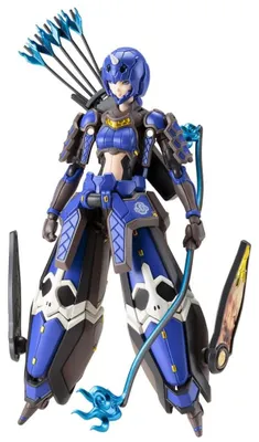 Imagen del producto de Kit de modelismo de plástico de Phantasy Star Online 2, escala 1/12, figura de Indigo Guardian Shiki, 15 cm