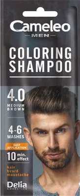 Zdjęcie produktu dla Szampon Koloryzujący Do Włosów Cameleo Men Hair 4.0 Medium Brown