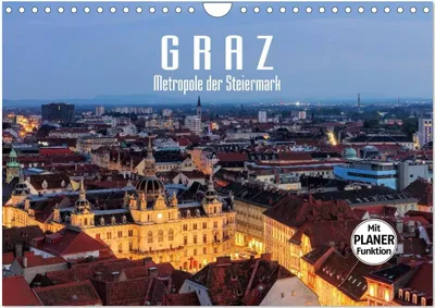 Produktbild von Graz - Metropole der Steiermark (Wandkalender 2026 DIN A4 quer), CALVENDO Monatskalender