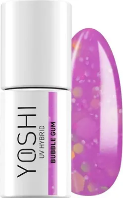 Produktbild von Yoshi | Hybrid-Nagellack - 722 Bubble Gum - Hybrid-Gellack - Hybridlack - UV LED - 6ml - Profi Qualität - Violett