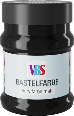 Produktbild von VBS Bastelfarbe, 230 ml Schwarz