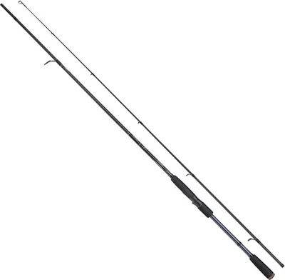 A fishing rod is shown against a white background.
