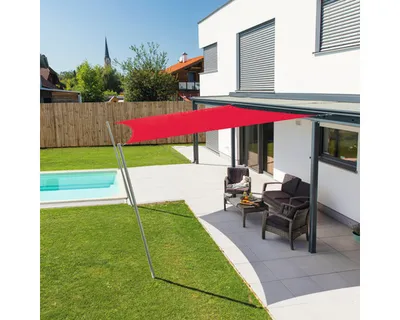 Produktbild von Windhager Sonnensegel Quadratisch Polyester (PES) terrakotta 300x300 cm