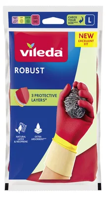 Obrázok produktu pre Vileda Rukavice Robuste L 166744