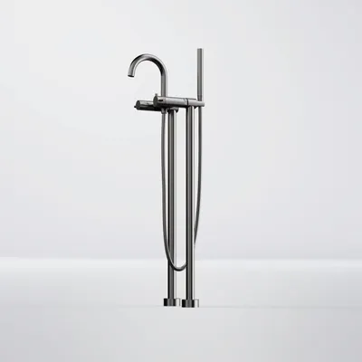 Obrázok produktu pre Steinberg séria 100, voľne stojaca dvojrukovátková batéria do vane, výsuv 231 mm, 1001162BGM