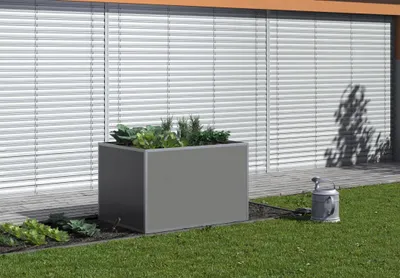 Produktbild von KGT Schneckenkante für KGT (Aluminium) Hochbeete "210" aluminium blank 2,05 x 0,91 m (B x L)