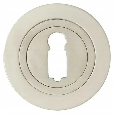 Produktbild von Domino Türschild 980 Nickel Satin für Schlüsselloch