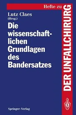 Produktbild von Die wissenschaftlichen Grundlagen des Bandersatzes