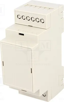 Image de 1 x Boîtier : pour rail DIN, dimensions : Z : 57,5 mm, Y : 90,2 mm, X : 36,3 mm, couleur : gris, modèle D2MG, pour