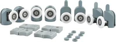 Produktbild von Ruhhy Kolieska k sprchovacím kútom - set 24 ks