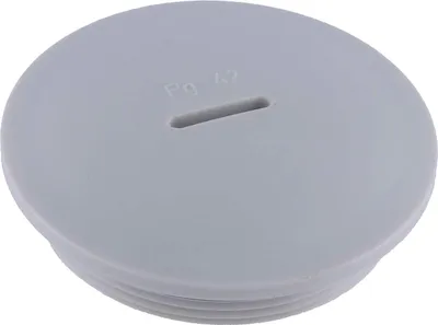 Immagine prodotto di Tappo cieco PG42x1,588 KBR-42 rotondo incl. O-ring poliammide (PA) lunghezza filettatura 10,0 mm - 1 pezzo